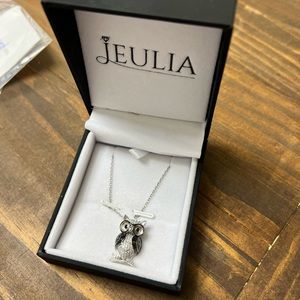 Jeulia owl necklace
